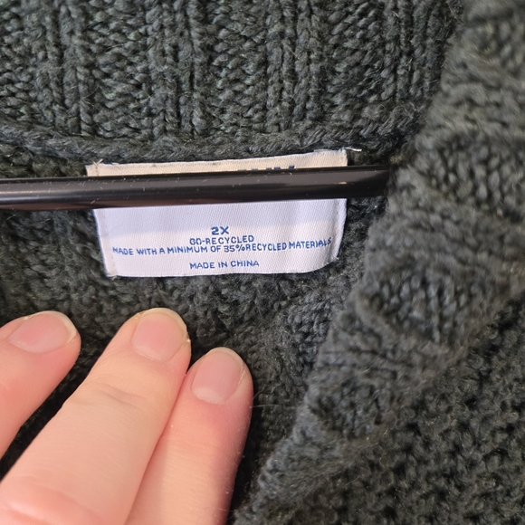 Old Navy Emerald Green Sweater Dress - Picture 2 of 3